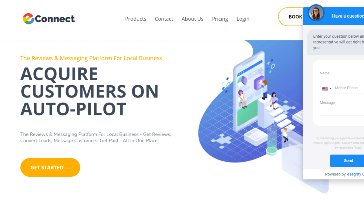 Transform Your Business Communication with eTegrity Connect's Webchat Feature